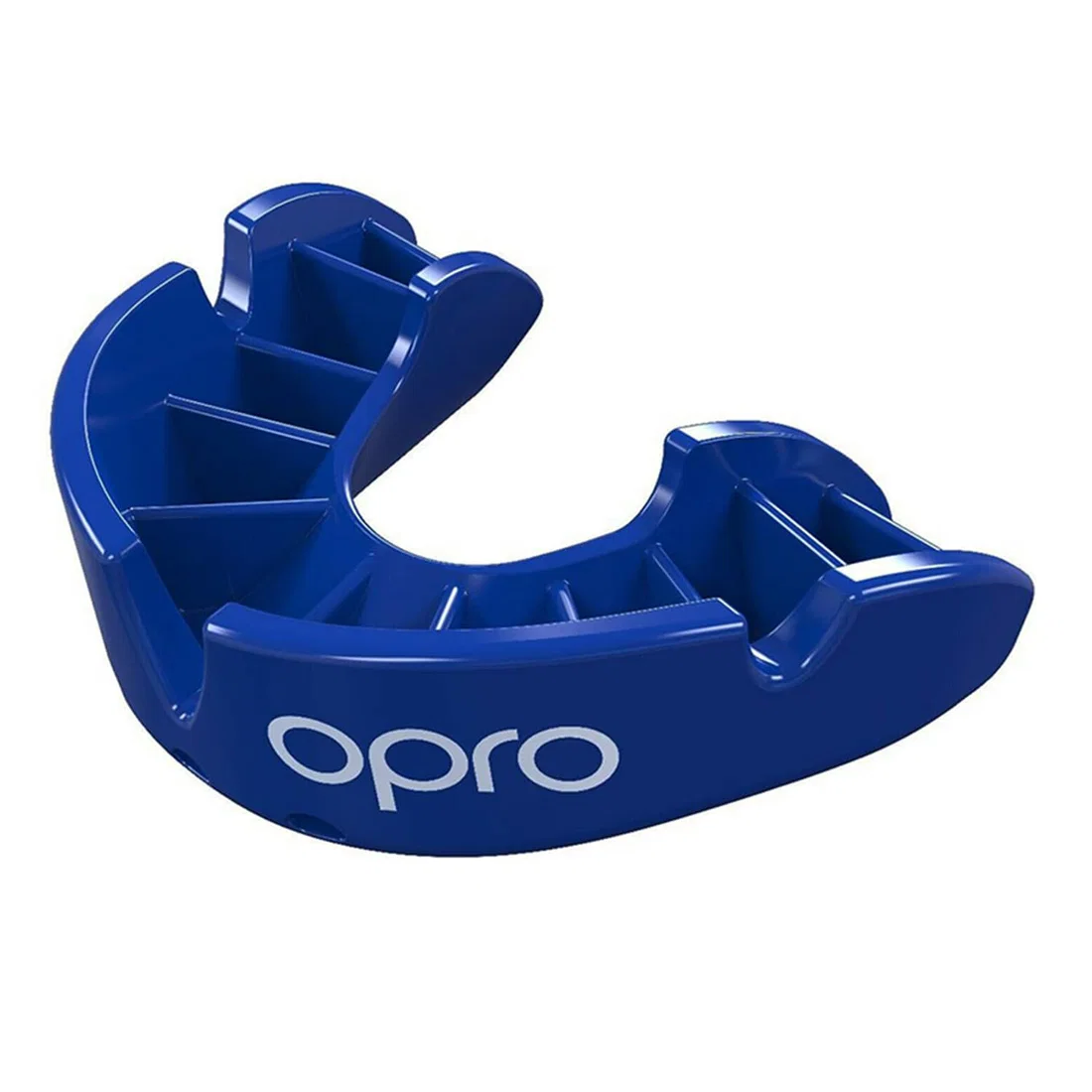 Opro Self-Fit Bronze Adult Mouthguard - Blue