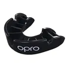 Opro Self-Fit Bronze Youth Mouthguard - Black