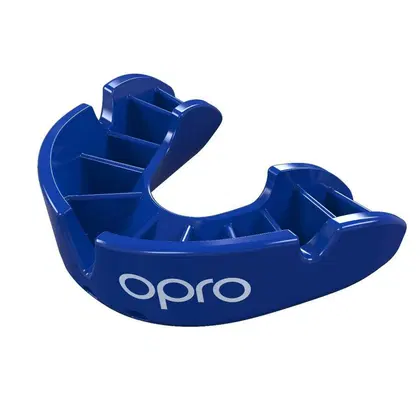 Opro Self-Fit Bronze Youth Mouthguard - Blue