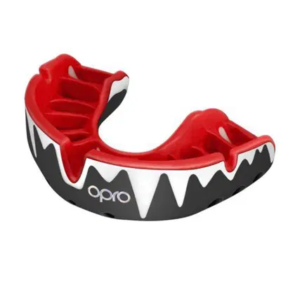 Opro Self-Fit Platinum Adult Mouthguard - Black / Red / White