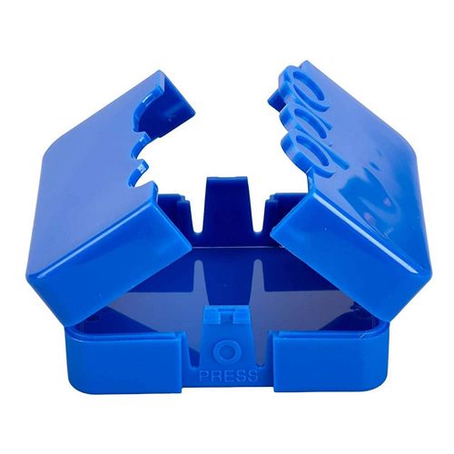Opro Self-Fit Anti Microbial Mouthguard Case-Blue