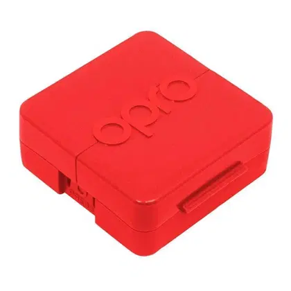 Opro Self-Fit Anti Microbial Mouthguard Case - Red