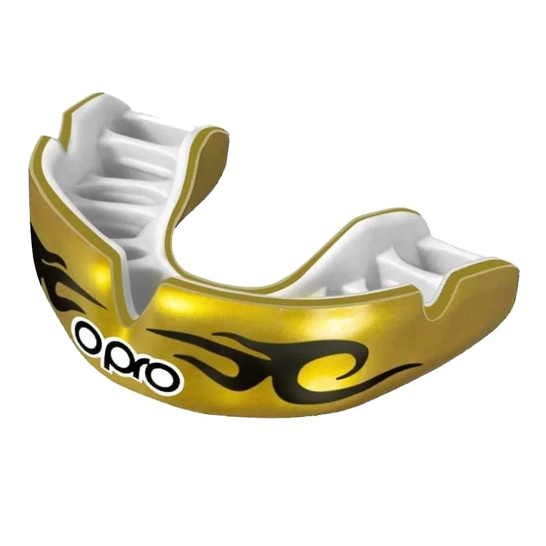 أوبرو واقي الفم للبالغين من باور فيت - Gold/White