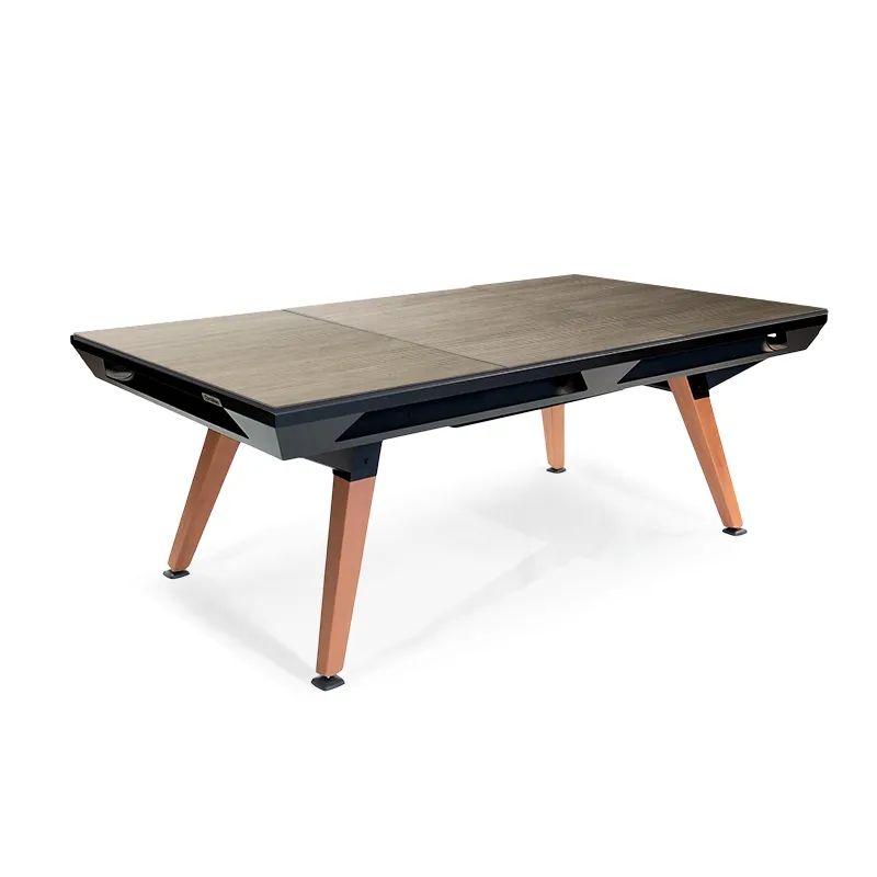 كورنيليو سطح طاولة طعام خارجي من أوريجين مع تأثير خشبي - Black