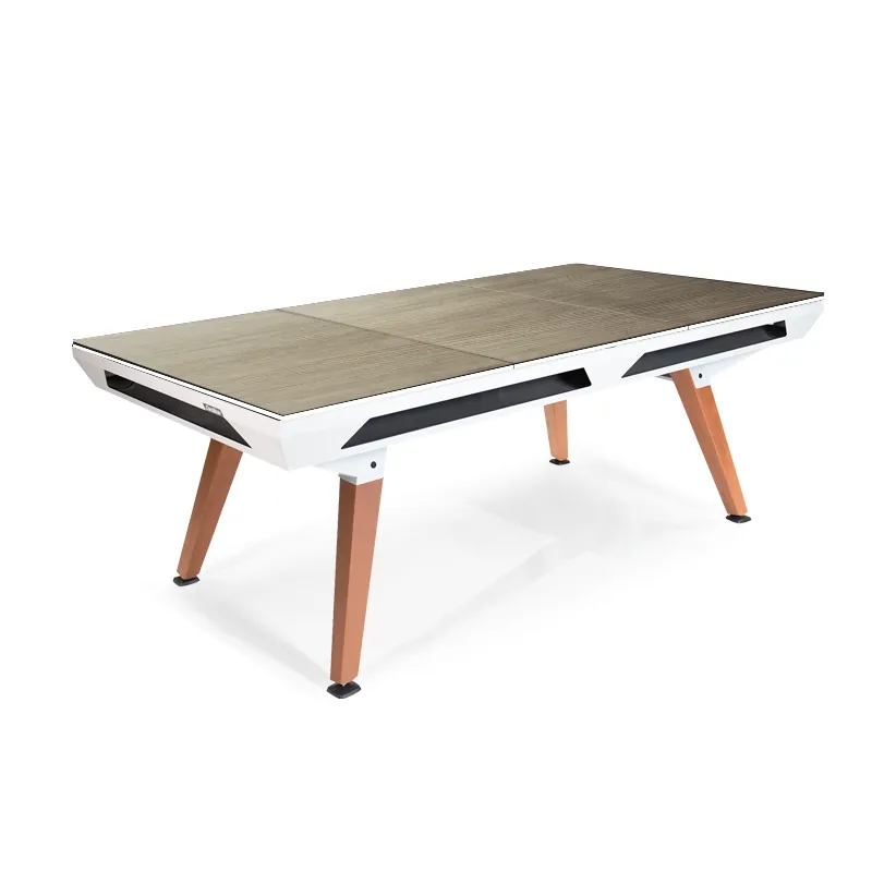 كورنيليو سطح طاولة طعام خارجي من أوريجين مع تأثير خشبي - White