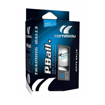 Cornilleau P-Ball ABS Evolution 1 White | 6 Plastic Balls