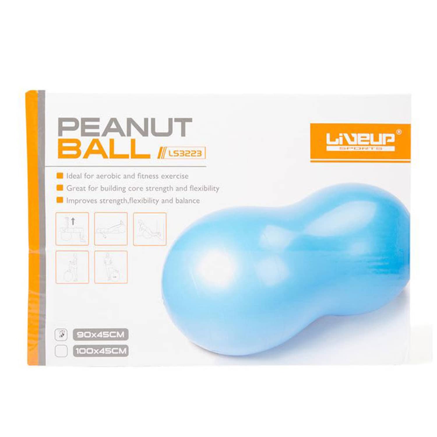 استمتع بحياتك كرة الفول السوداني | LS3223A 90 × 45 سم