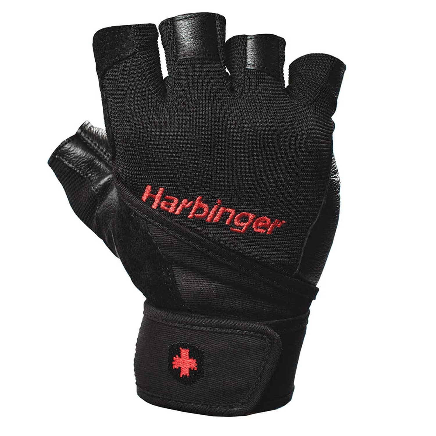 نذير قفازات احترافية ملفوفة للمعصم - Black - XX-Large