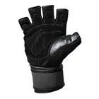 Harbinger Training Grip Wrist-Wrap Gloves - Black/Blue - Small