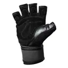 Harbinger Training Grip Wrist-Wrap Gloves - Black/Blue - Medium
