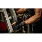 Harbinger Training Grip Wrist-Wrap Gloves - Black/Blue - Medium