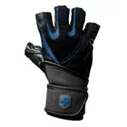 Harbinger Training Grip Wrist-Wrap Gloves - Black/Blue - Medium