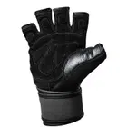 Harbinger Training Grip Wrist-Wrap Gloves - Black/Blue - Large
