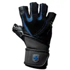 Harbinger Training Grip Wrist-Wrap Gloves - Black/Blue - XX-Large