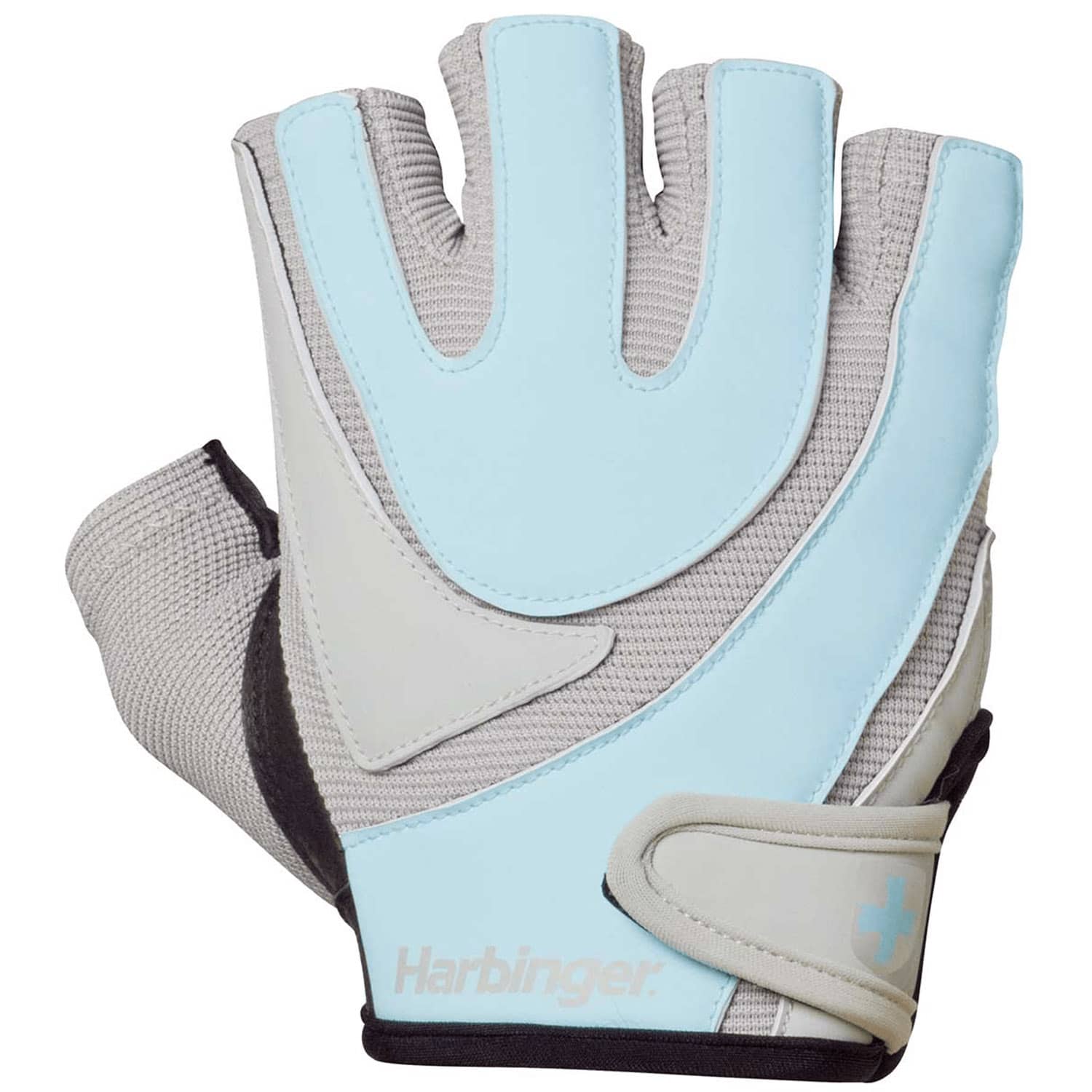 Harbinger Training Grip Gloves Women - Blue/Grey - Large