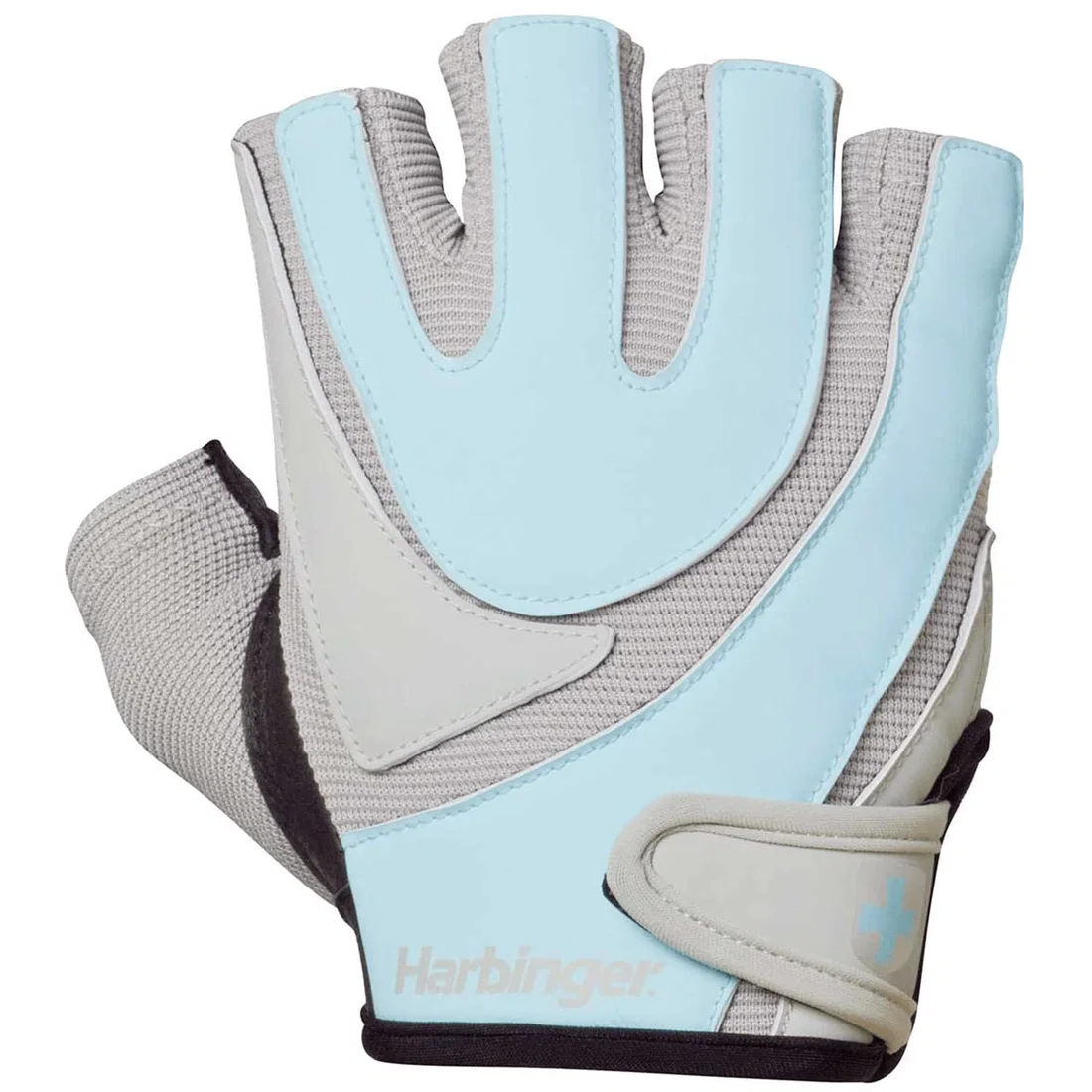 Harbinger Training Grip Gloves Women - Blue/Grey - Large