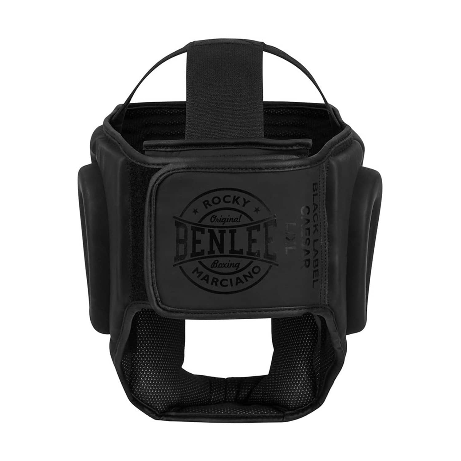 Benlee Artificial Leather Head Guard Black- 199197/1000