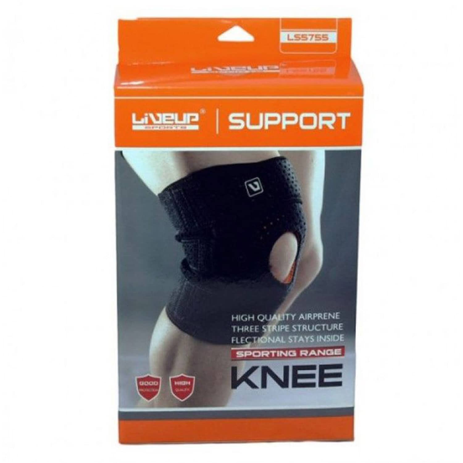 استمتع بحياتك دعامة الركبة LS5755 باللون الأسود