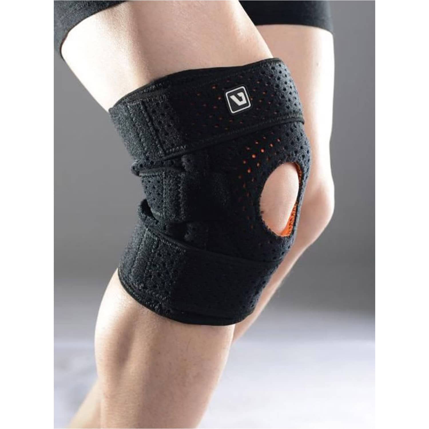 استمتع بحياتك دعامة الركبة LS5755 باللون الأسود