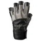 Harbinger BioForm Wristwrap Gloves - Grey - Small
