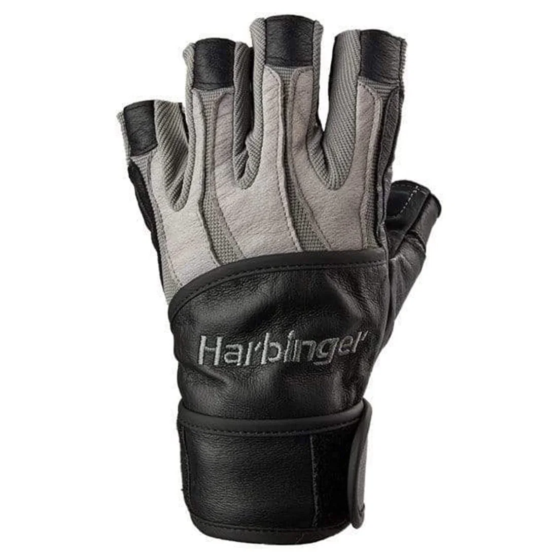 Harbinger BioForm Wristwrap Gloves - Grey - Small
