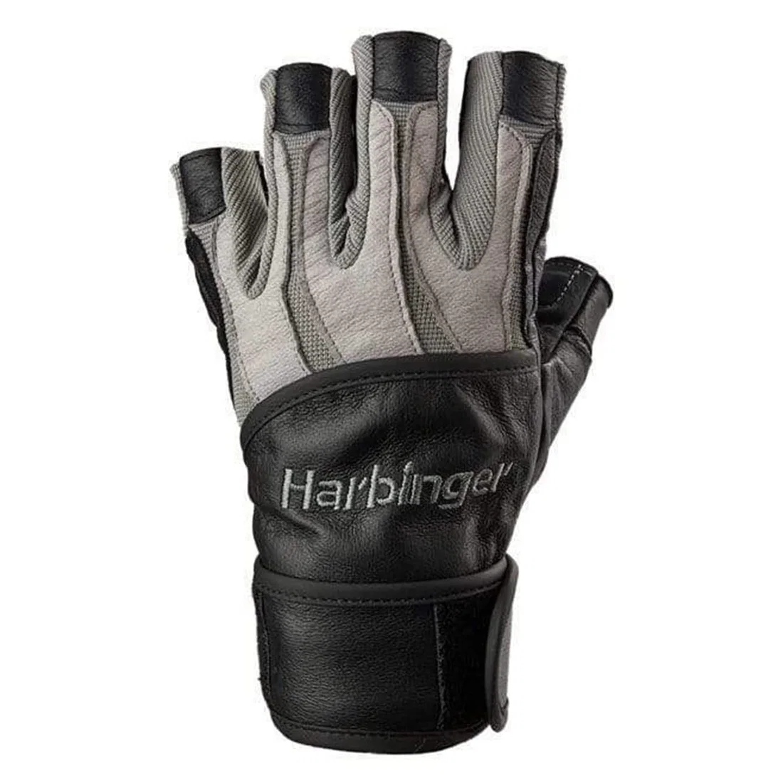 Harbinger BioForm Wristwrap Gloves - Grey - XX-Large