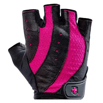 Harbinger Pro Wash and Dry Women's Gloves - Black/Pink - Medium