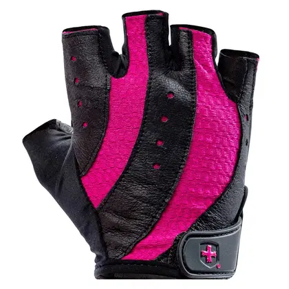 Harbinger Pro Wash and Dry Women's Gloves - Black/Pink - Large