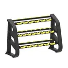 Harley Fitness 3 Tier Dumbbell Rack - Holds 10 Pairs