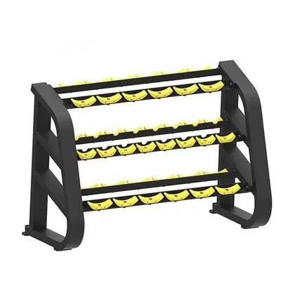 Harley Fitness 3 Tier Dumbbell Rack - Holds 10 Pairs