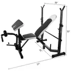 Harley Fitness Adjustable Bench Press Machine
