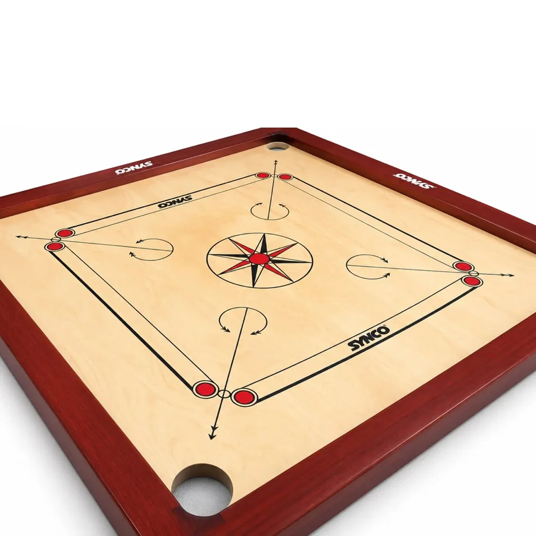 Synco Carrom Board Angled View