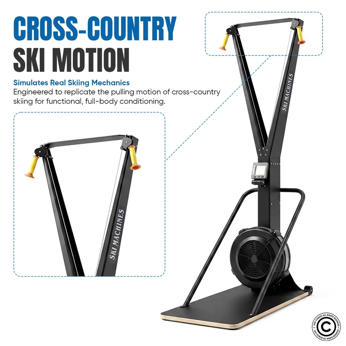 1441 Fitness SkiErg Cross Country Ski Motion