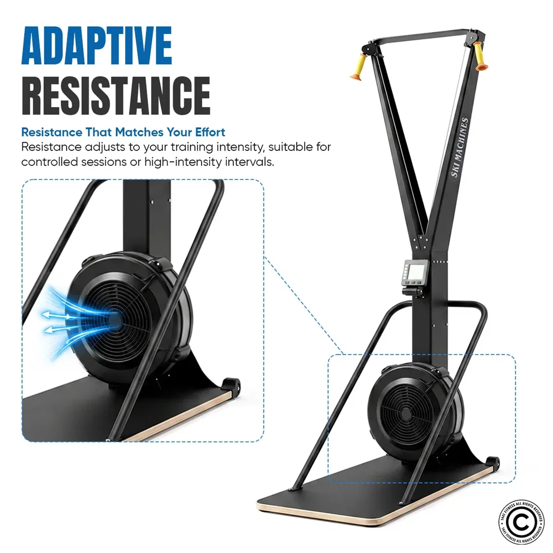 1441 Fitness SkiErg Adaptive Resistance
