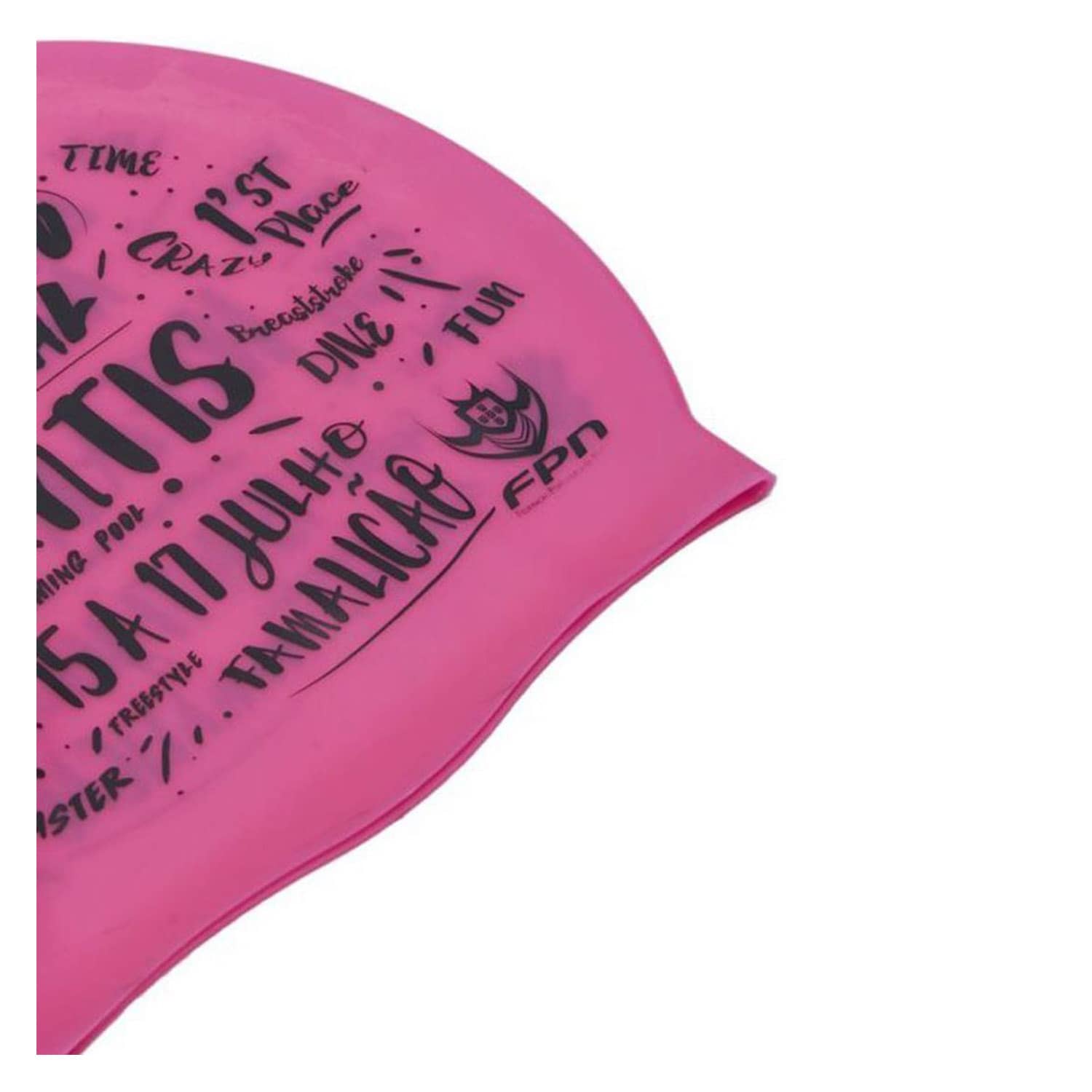 تي اي سبورت قبعة السباحة الكبار قبعة سيليكون - Rose Red