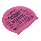 TA Sport Swimming Cap Adult Silicone Cap - Rose Red