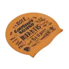 TA Sport Swimming Cap Adult Silicone Cap - Orange