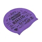 TA Sport Swimming Cap Adult Silicone Cap - Purple