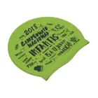 TA Sport Swimming Cap Adult Silicone Cap - Green
