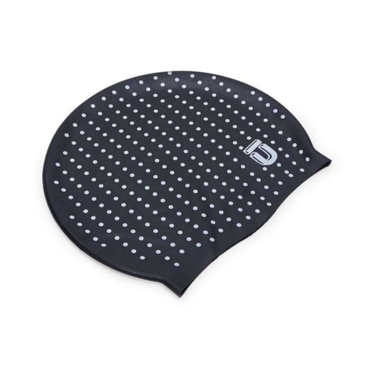 تي اي سبورت قبعة السباحة الكبار قبعة سيليكون - Black