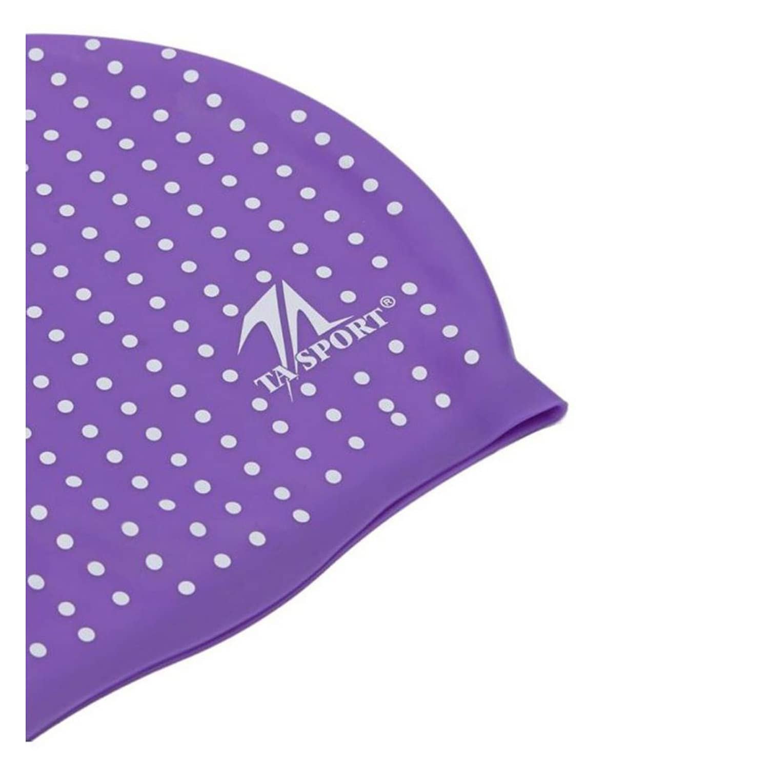 TA Sport Swimming Cap Adult Silicone Cap - Purple