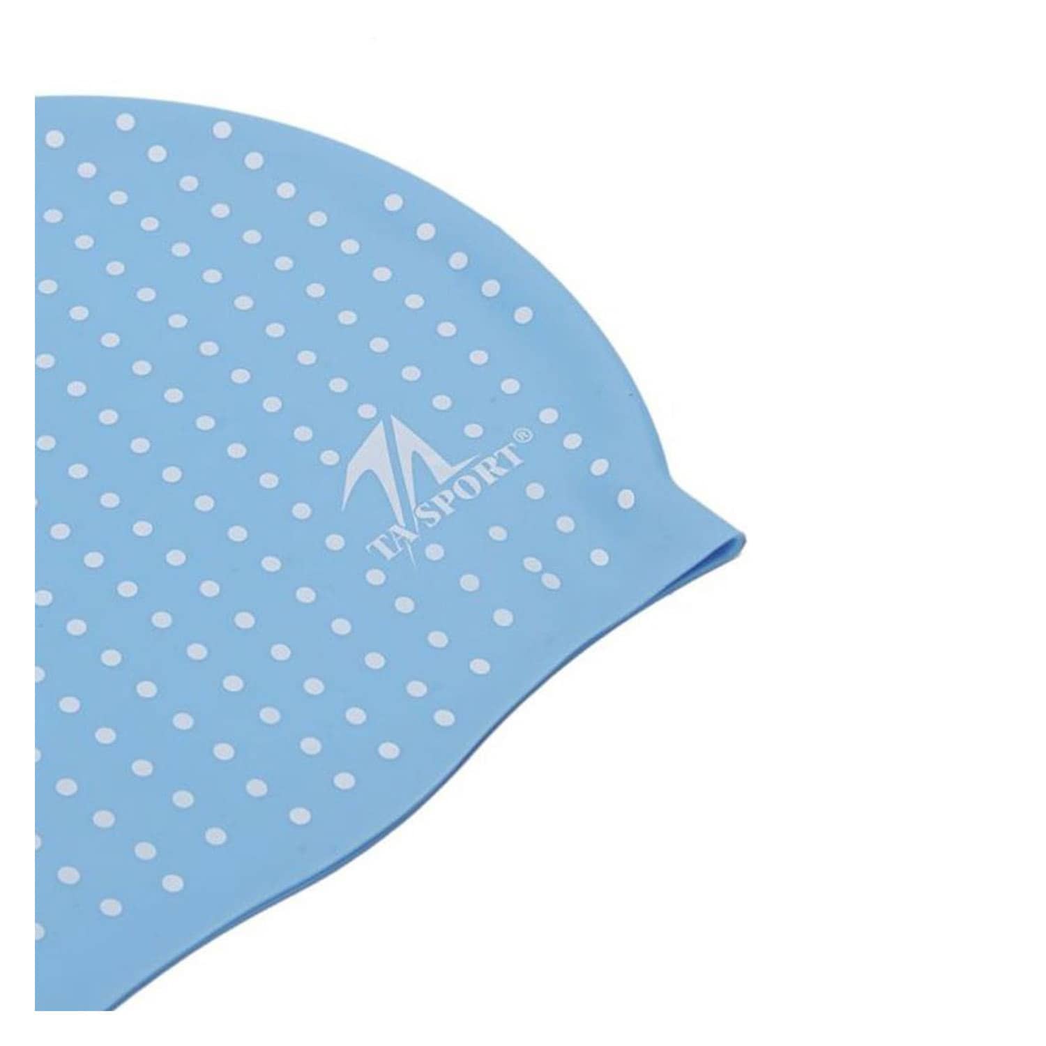 تي اي سبورت قبعة السباحة الكبار قبعة سيليكون - Sky Blue