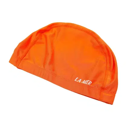 La Mer Lycra Cap Senior Wide Band - Orange