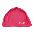 La Mer Lycra Cap Senior Narrow Band - Rose Red