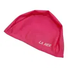 La Mer Lycra Cap Senior Narrow Band - Rose Red