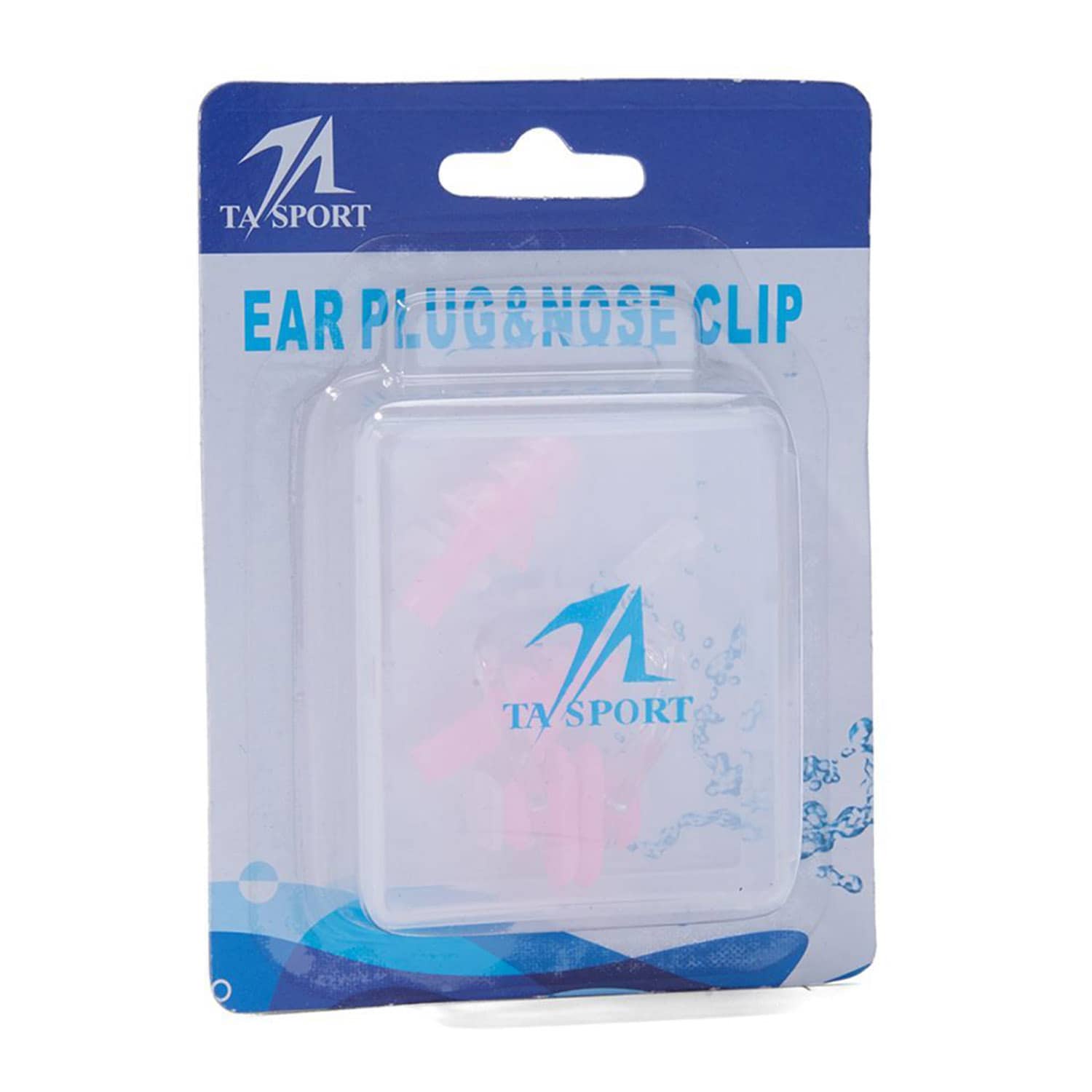 تي اي سبورت سدادة الأذن ومشبك الأنف وردي