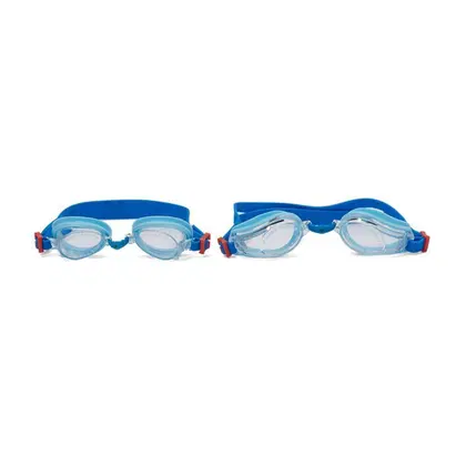 Mesuca Goggles Family Set 1 Adult &1 Kid Blue