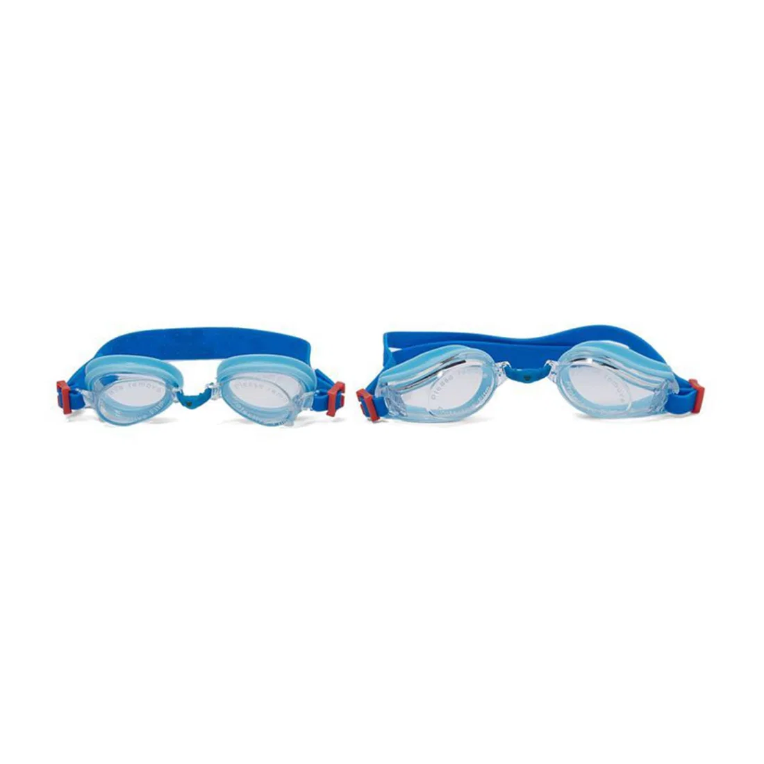Mesuca Goggles Family Set 1 Adult &1 Kid Blue