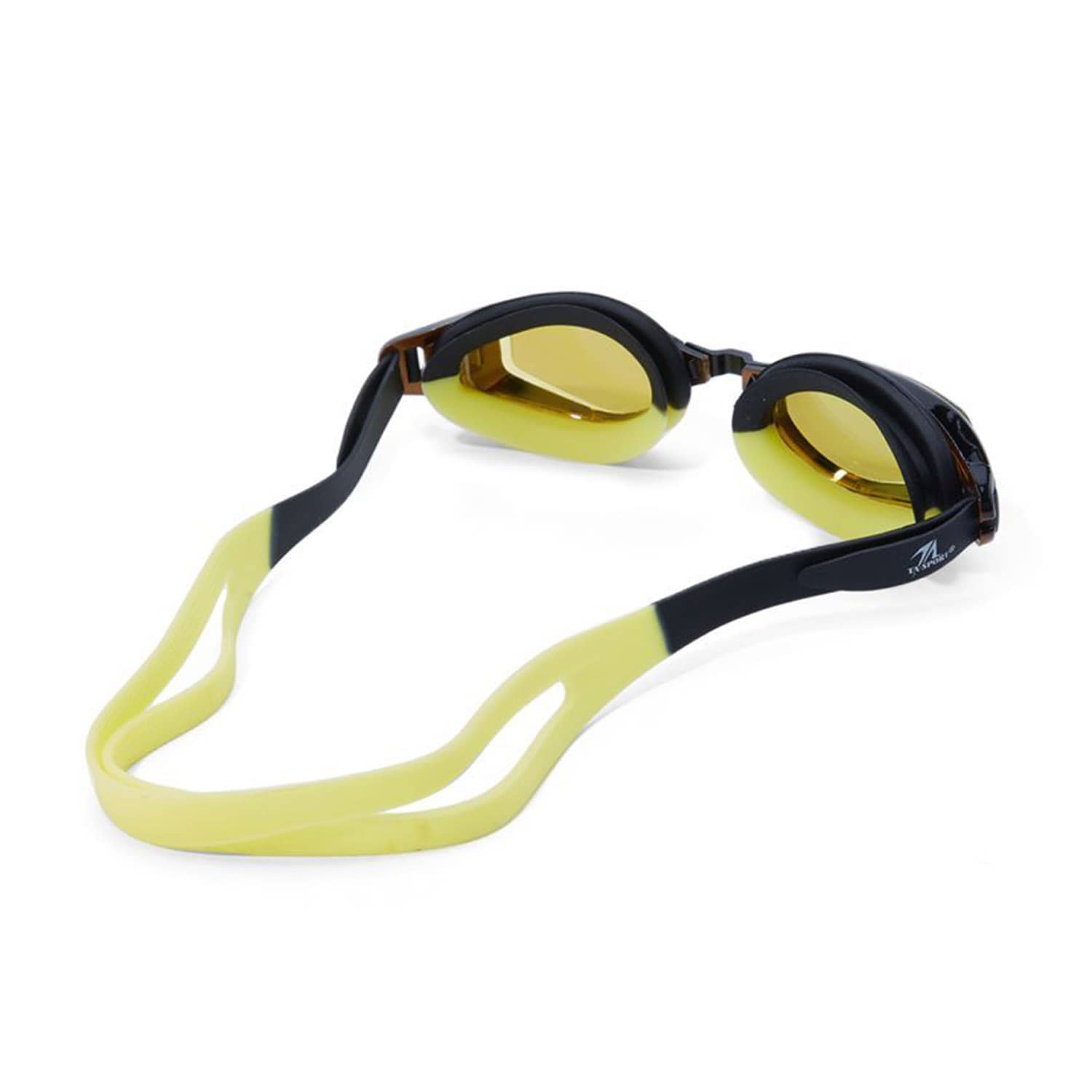 TA Sport Swimming Goggles Antifog - Black/Yellow