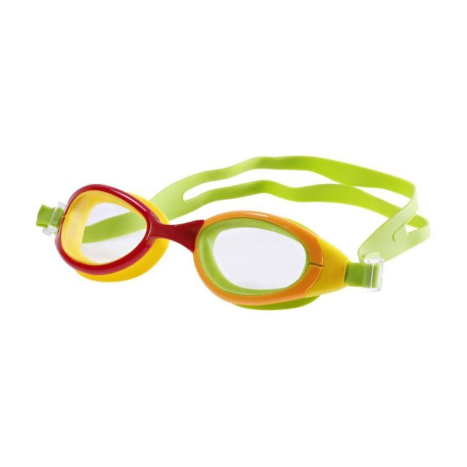 تي اي سبورت نظارات السباحة المضادة للضباب أصفر/أخضر